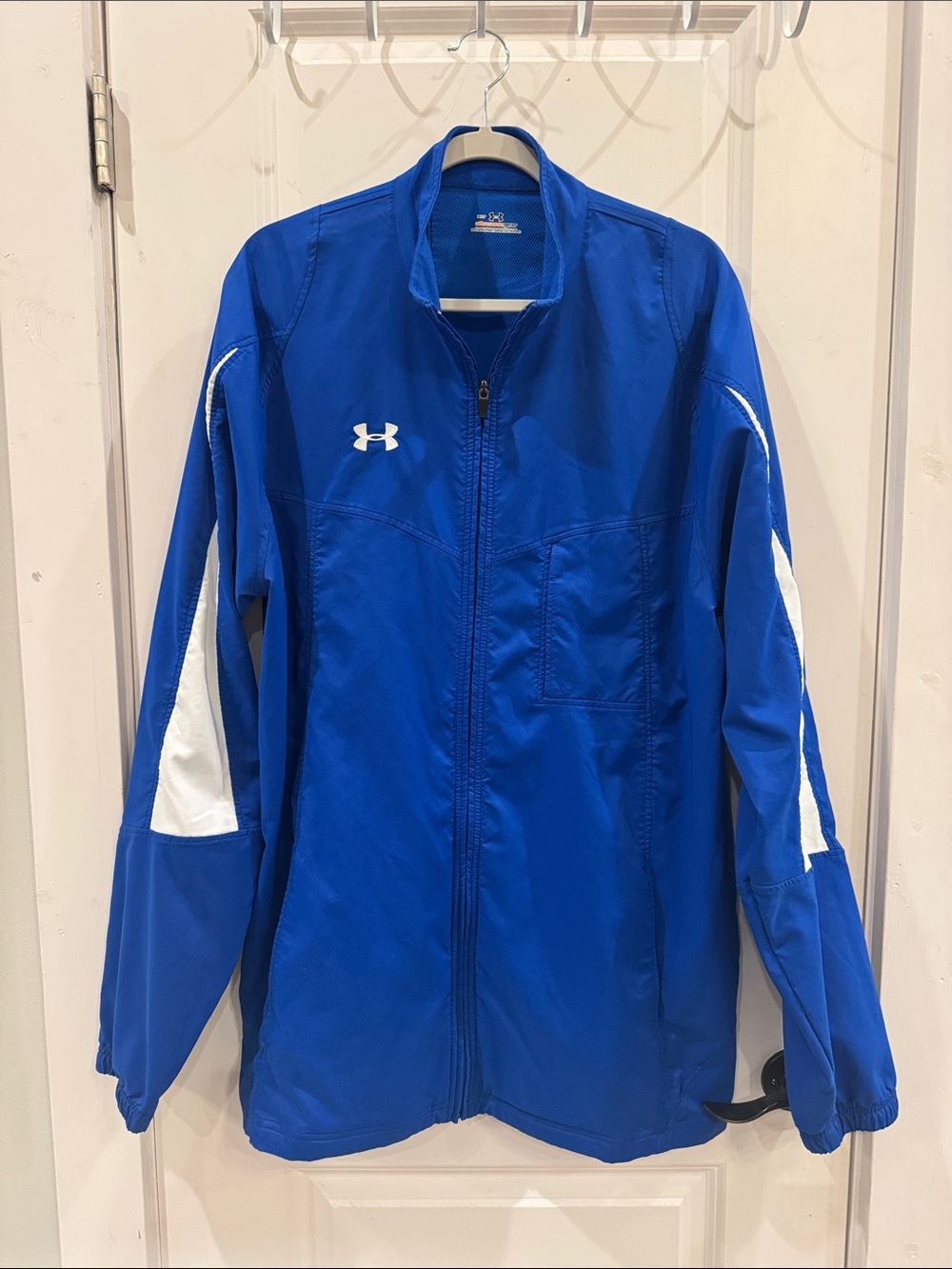 Under Armour size XL Tall Royal Blue Full-Zip Performance Jacket All Season Gear